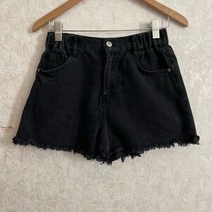 Love Tree women's medium black denim shorts
